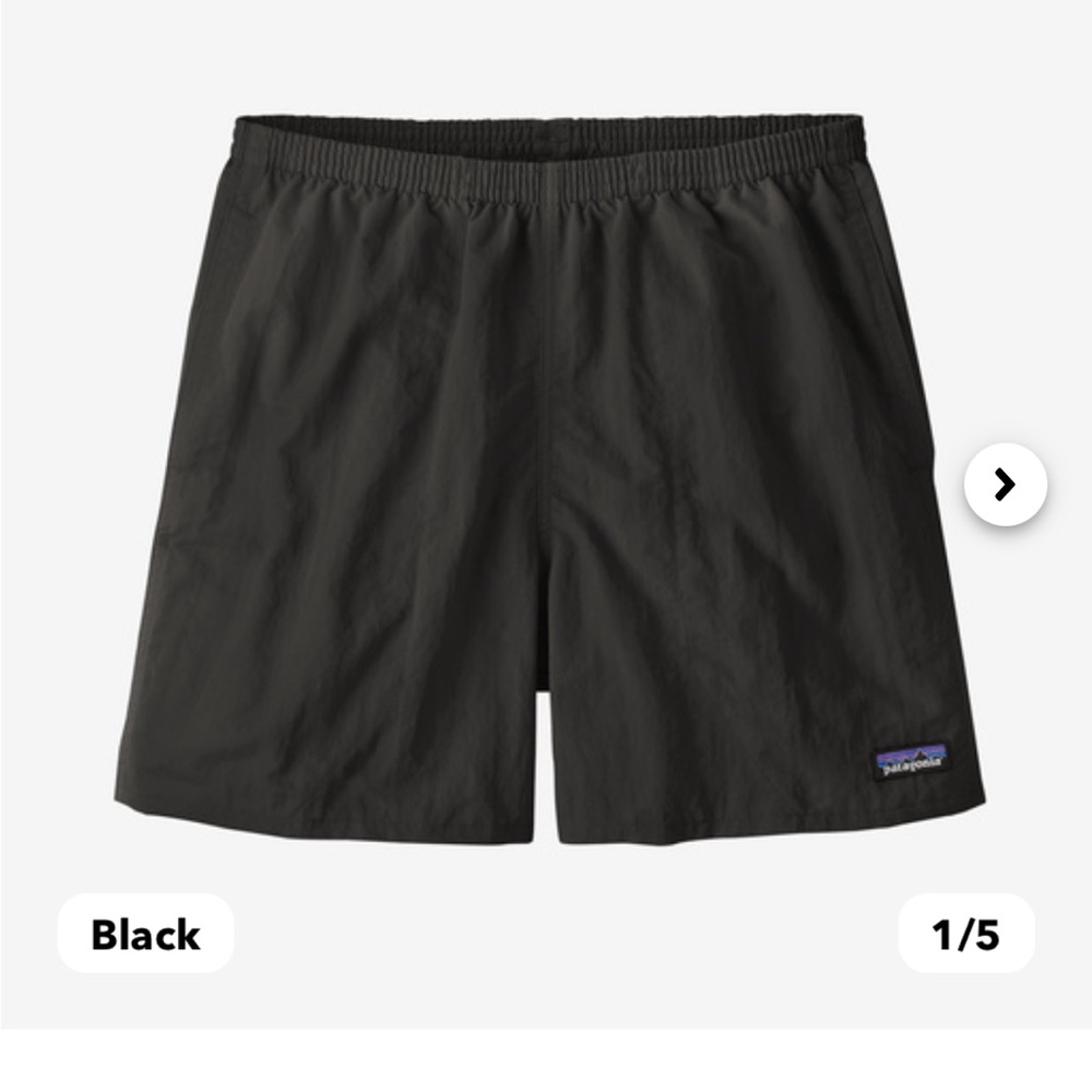 Black Patagonia Baggies